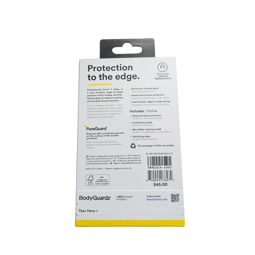 Mm1N 2-Pack BodyGuardz Edge 2 Edge Screen Protector Apple iPhone 14 / 13 /13 Pro
